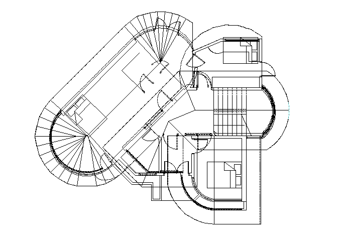Architecture house project detail dwg file.