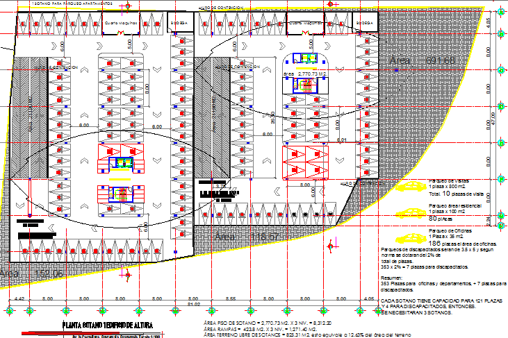 Architecture layout plan details of high rise building dwg file