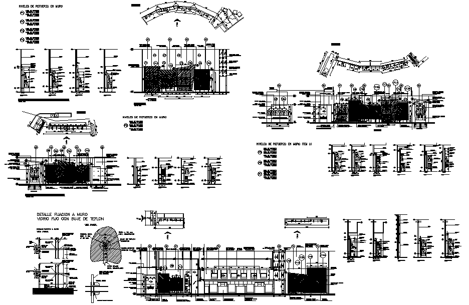 Architecture layout plan structure of shopping center