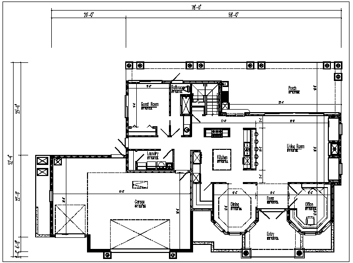 Architecture plan details of the dwg file