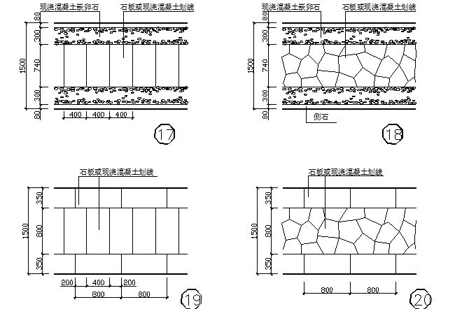 Architecture plant parkway details