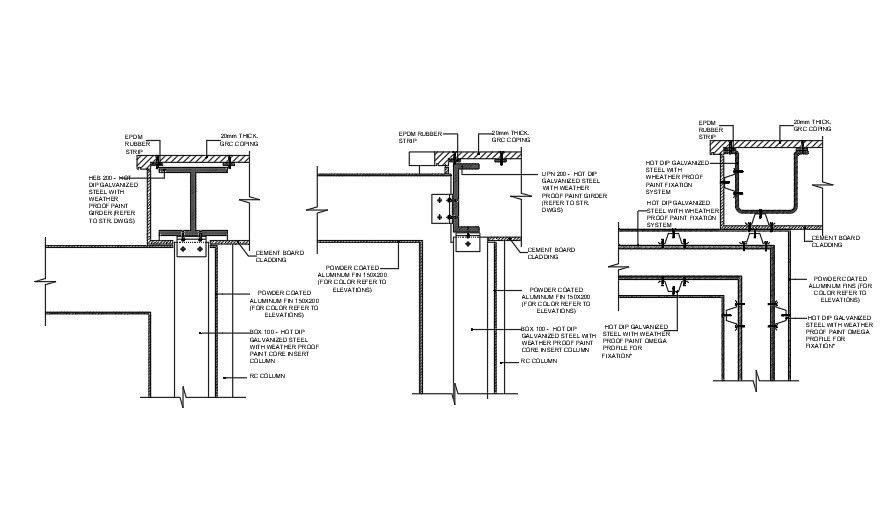 Architecture 2D Door construction drawing file is given