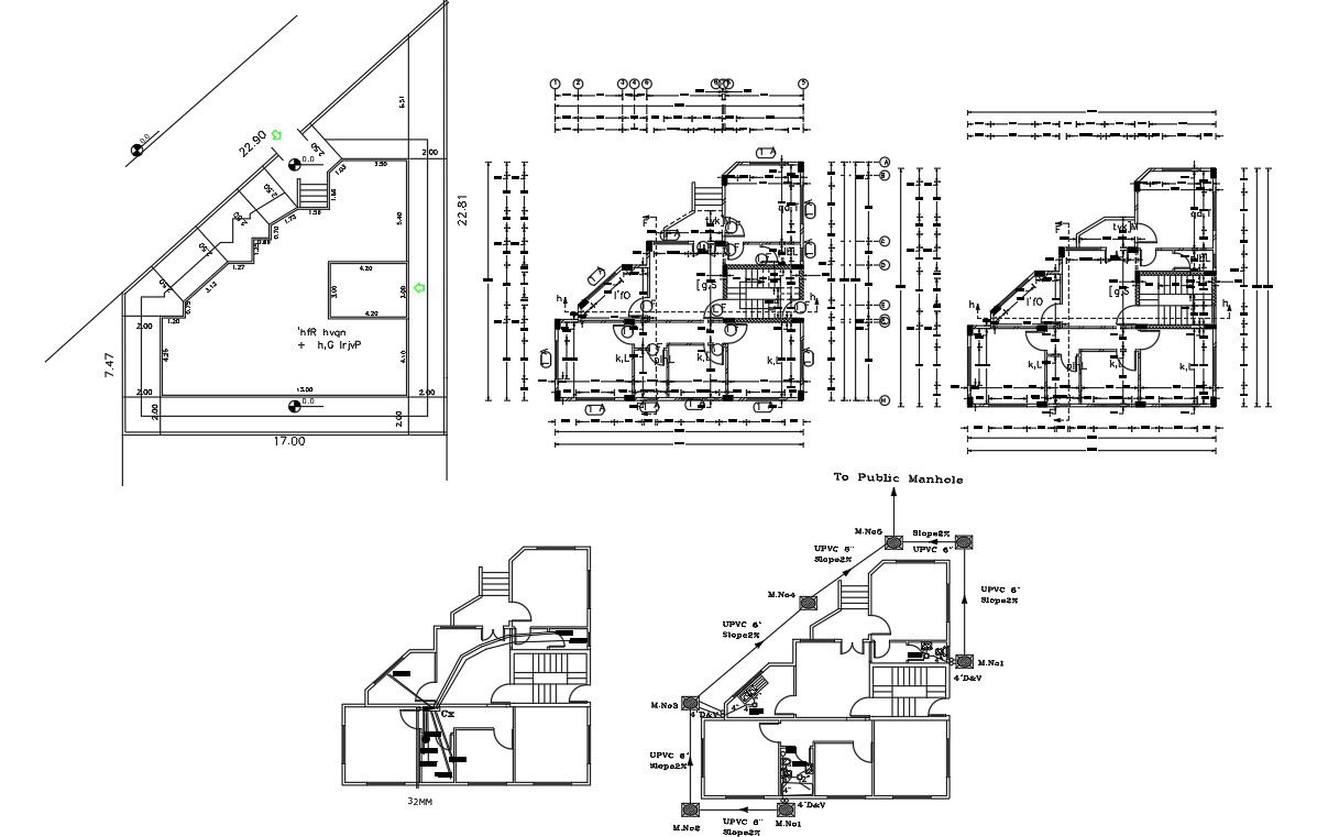 Architecture AutoCAD House Plan Drawing DWG FIle