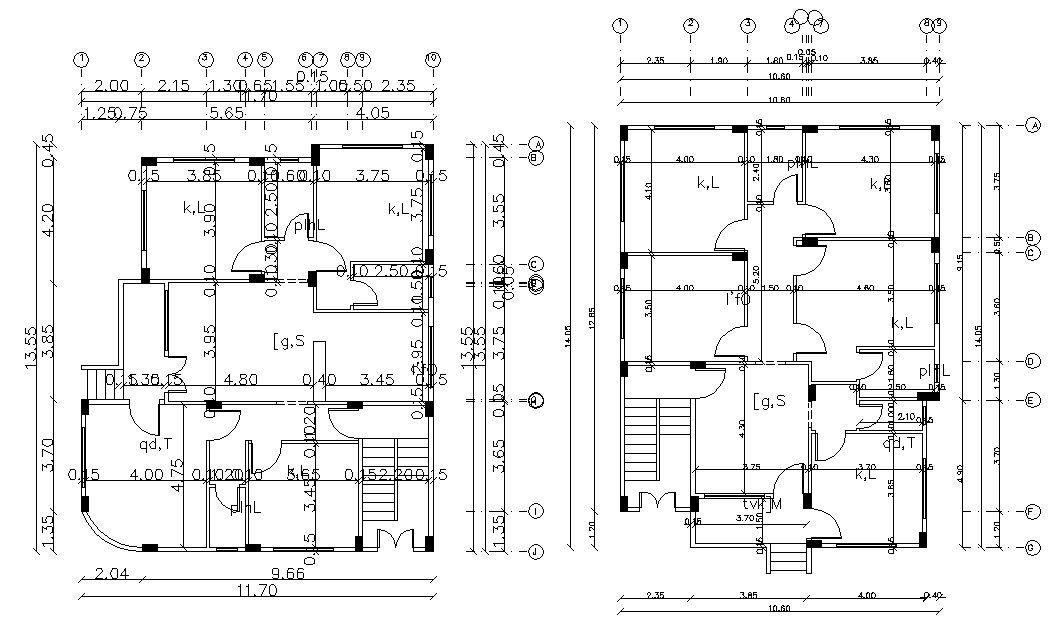 Architecture House Floor Plan CAD File Download