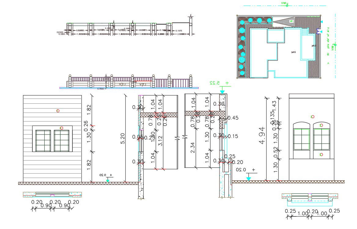 Architecture House Master Plan AutoCAD File