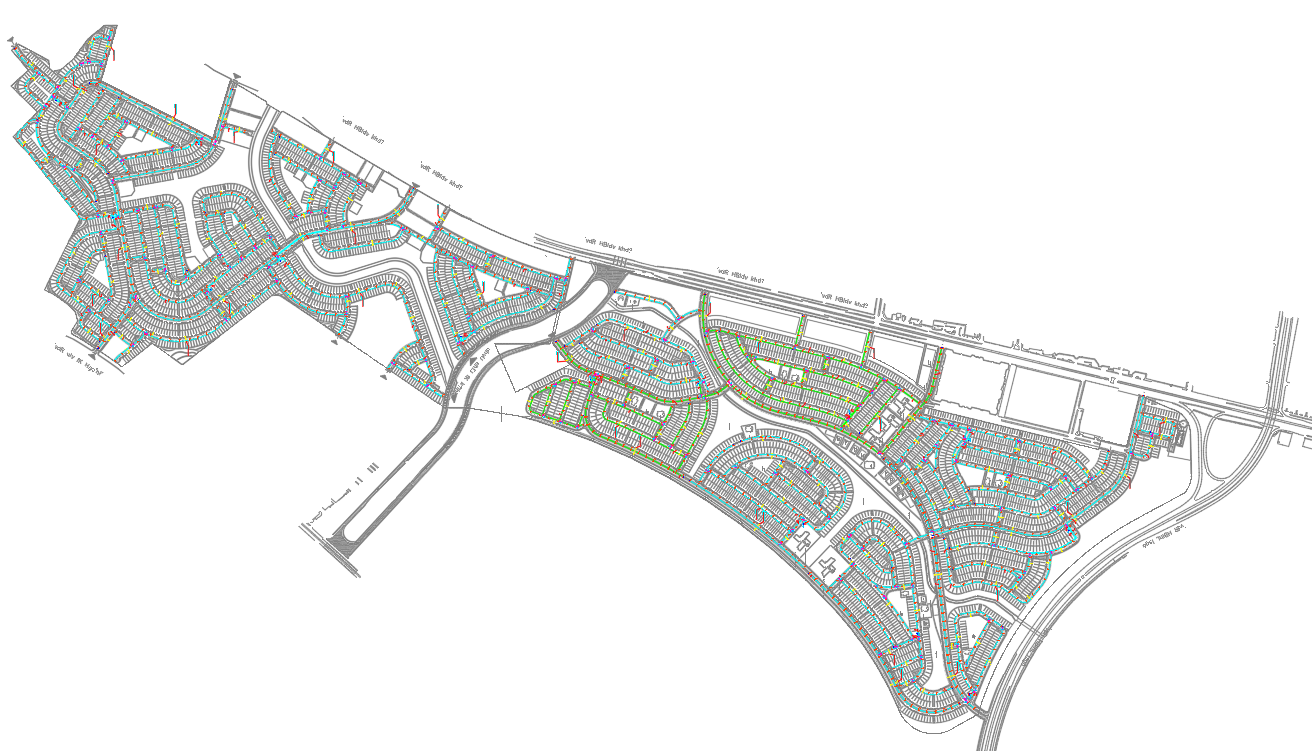 Architecture Town Planning Layout CAD Drawing | Cadbull