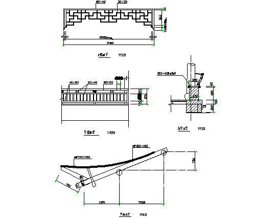 Archway column cad details