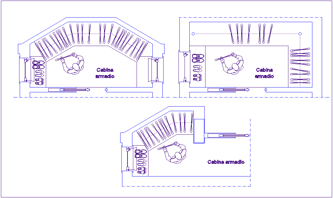 Armored cabin design with architecture view dwg file