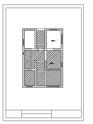 A roof framing layout of the 11x15m architecture house plan 2d AutoCAD DWG drawing