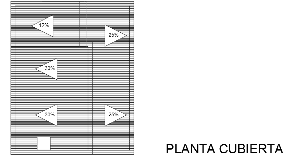 A roof layout of the 10x8m simple architecture house plan cad drawing is given in this file
