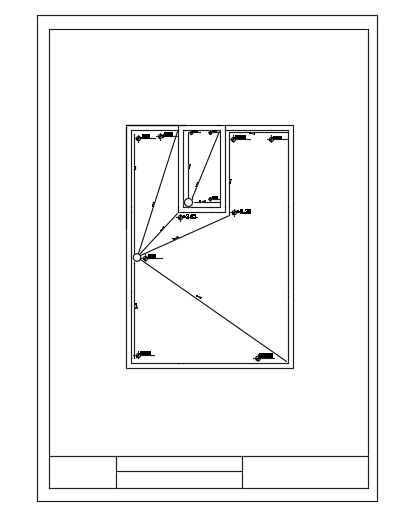 A roof layout of the 11x15m architecture house plan 2d AutoCAD DWG drawing