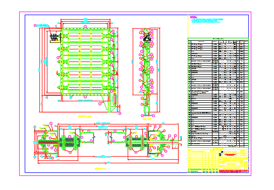 Arrangement of the damper drawing