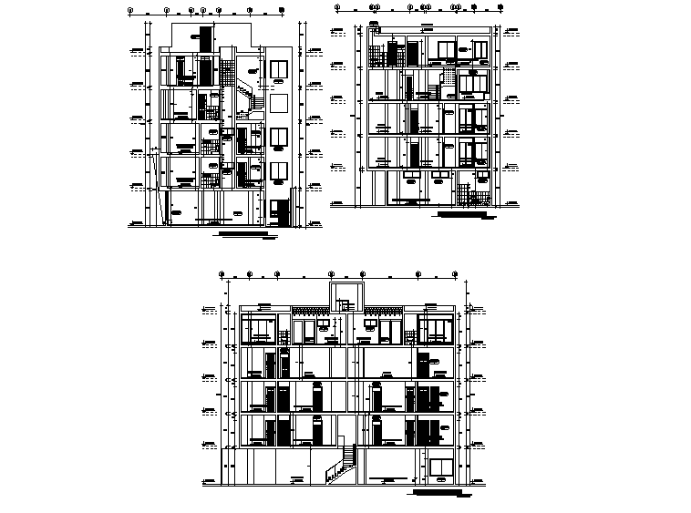 A section view of 20x13m house plan is given in this Autocad drawing file. Download now.