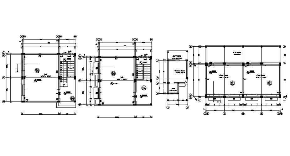 A section view of the 138’x105’ girls primary to middle school building