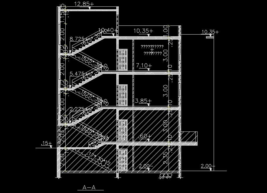 A section view of the 15x16m school building Download now