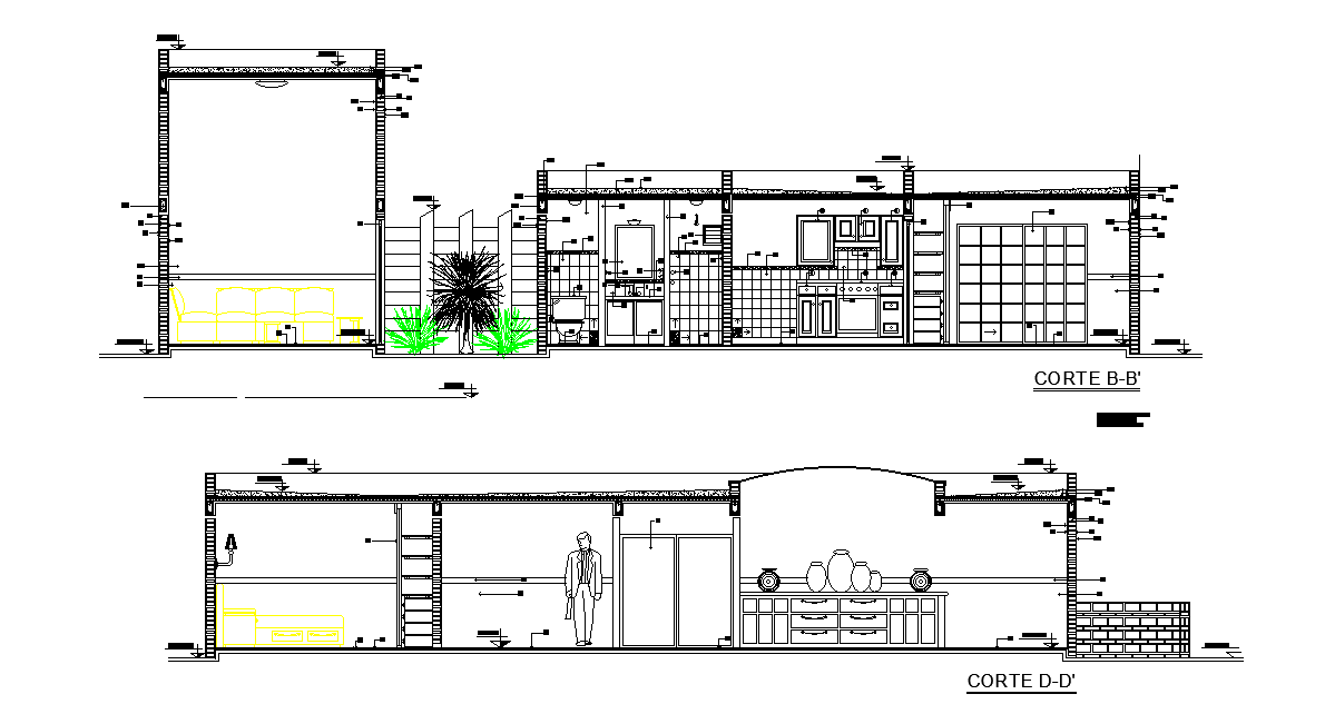 A section view of the finishing home details is given. Download now.