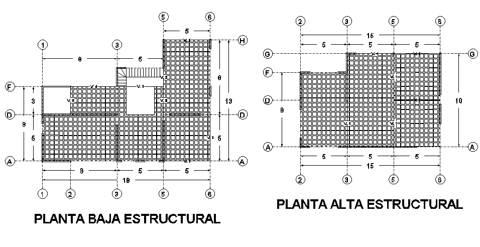 A site layout of 18x13m house plan is given in this Autocad drawing file. Download now.