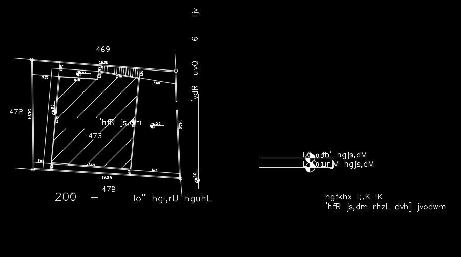 A site layout of the 11x13m house design