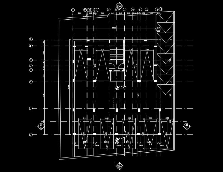 A site layout of the 15x18m apartment plan