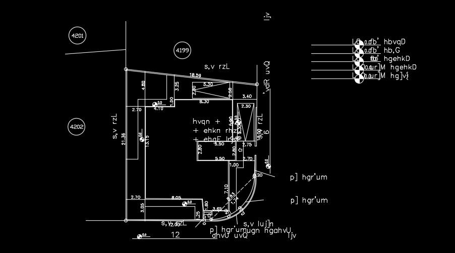 A site layout of the 16x17m house plan