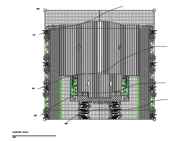 A site layout of the 22x19m faculty quarters plan is given in this AutoCAD file