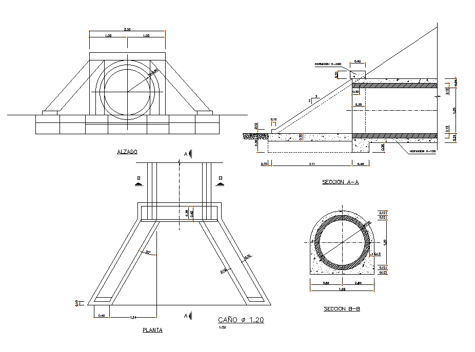 Assembling details of the mechanical parts are given in this Autocad drawing file.Download now.