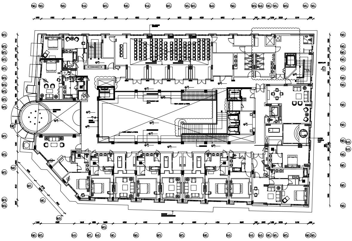 Attached Apartment CAD Plan
