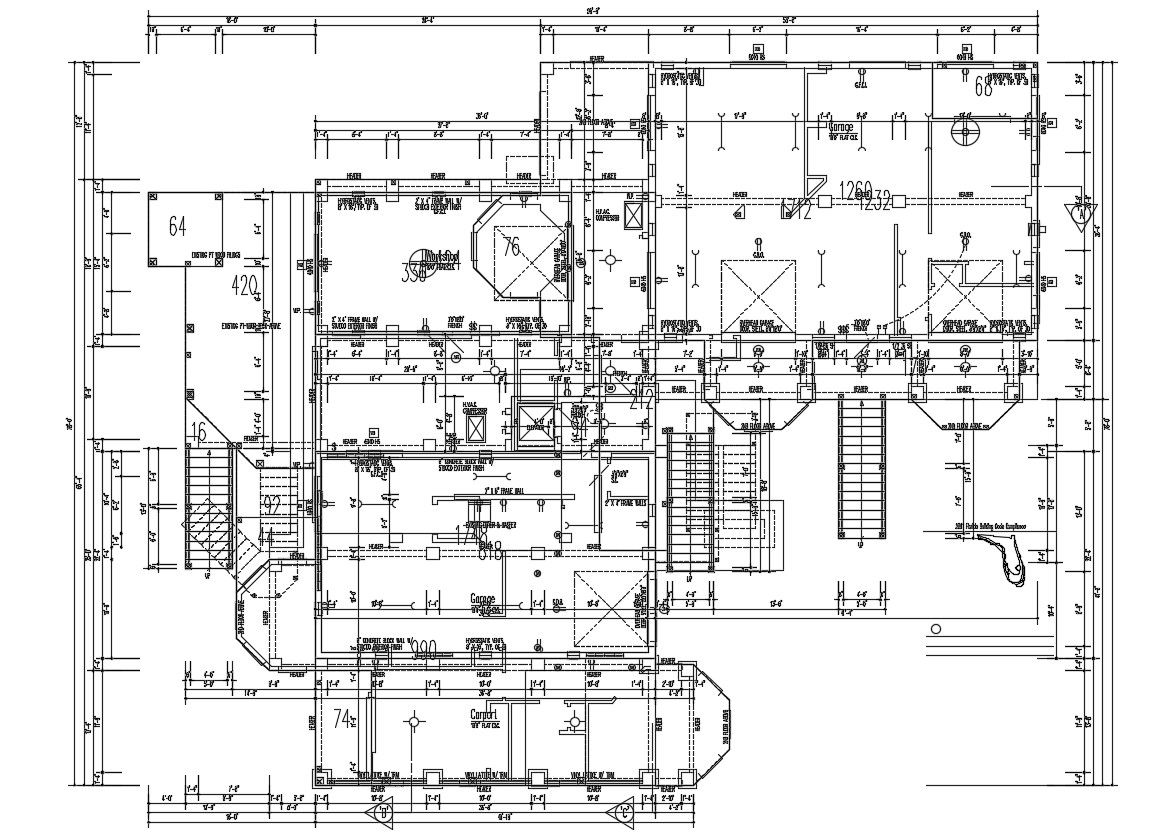 Attic Bungalow Working Plan Design