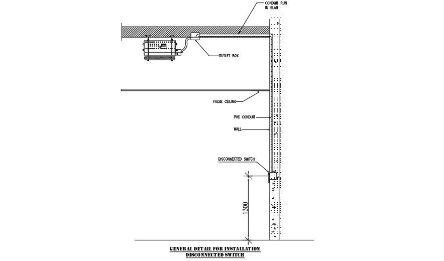 Attorney headquarter building electrical connection drawing