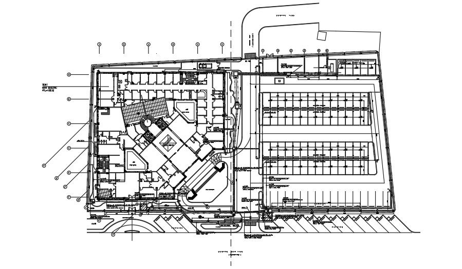 Attorney headquarters building AutoCAD drawing i