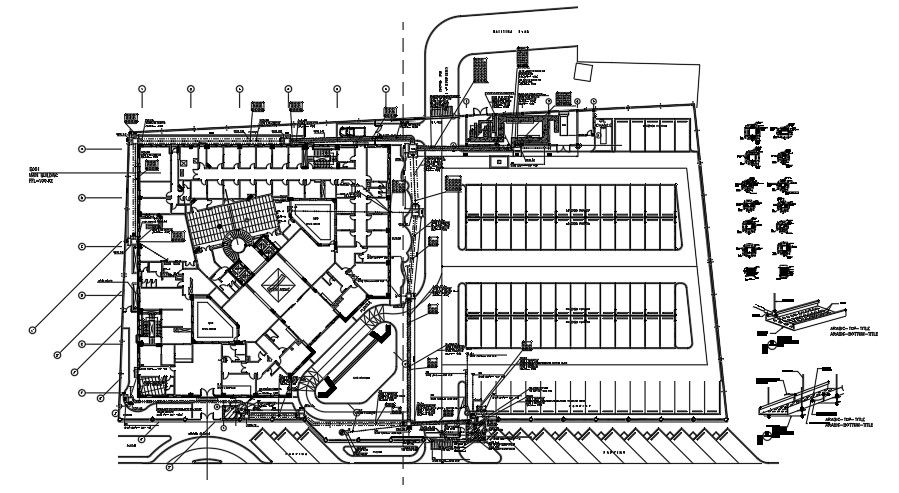 Attorney headquarters foundations grounding layout drawing