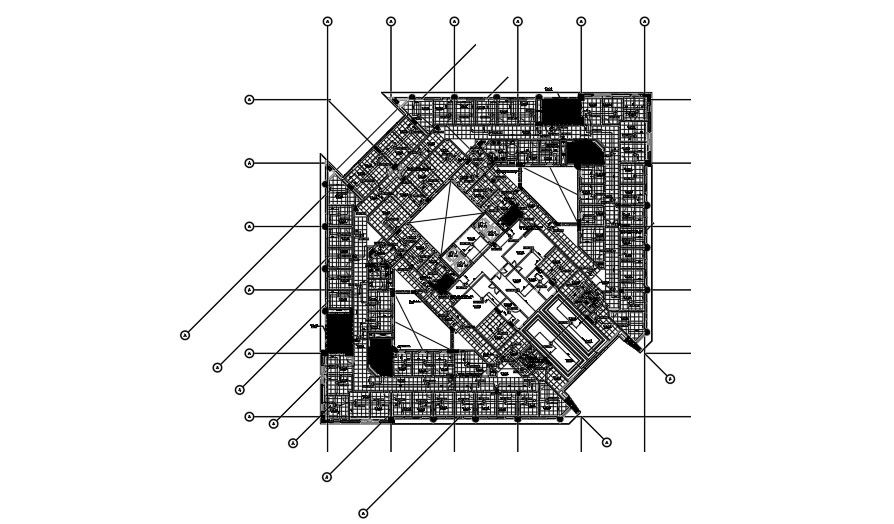 Attorney headquarters main building fourth floor fire alarm drawing
