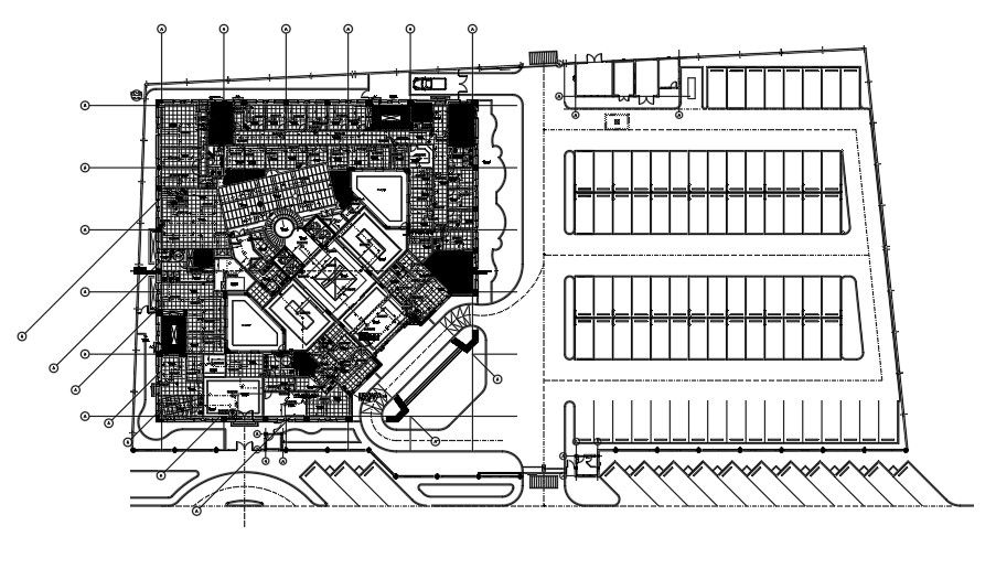 Attorney headquarters main building ground floor alarm system drawing