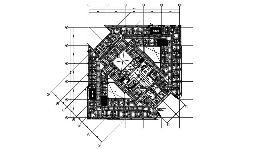Attorney headquarters main building third floor AV plan drawing