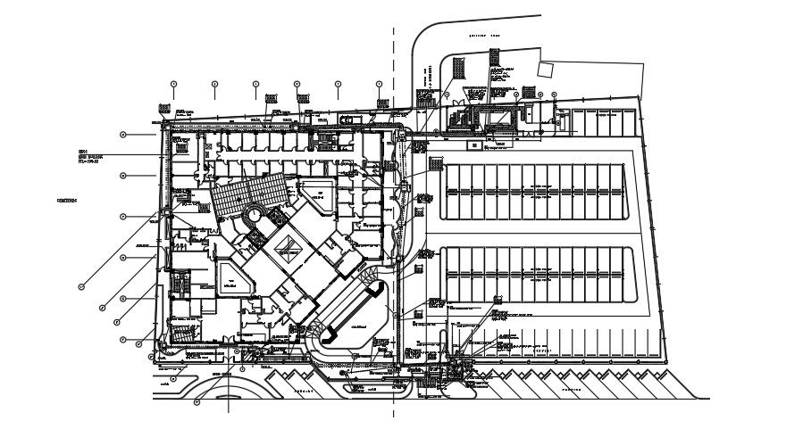Attorney Building Electrical Wiring Plan in AutoCAD Drawing File