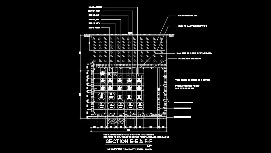 A typical manhole section drawing is given in this AutoCAD file