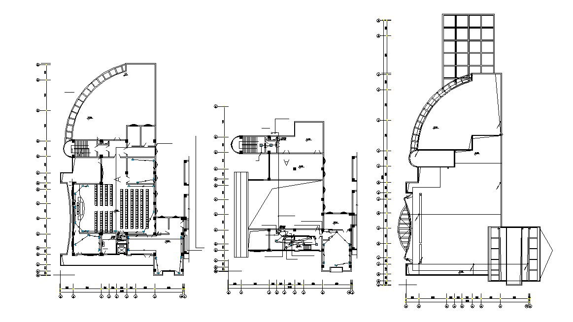Auditorium Building Design Layout Plan