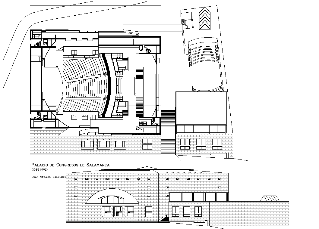 Auditorium Project dwg file