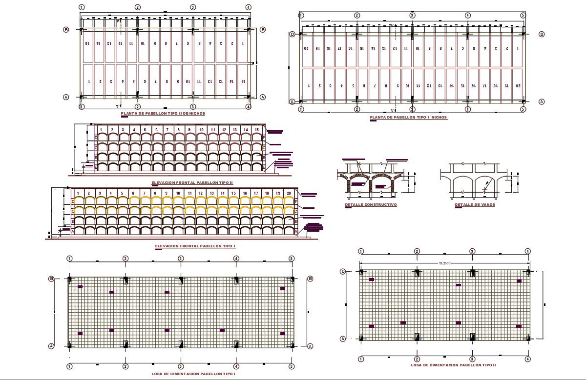 Auditorium Seating Arrangement Plan DWG File