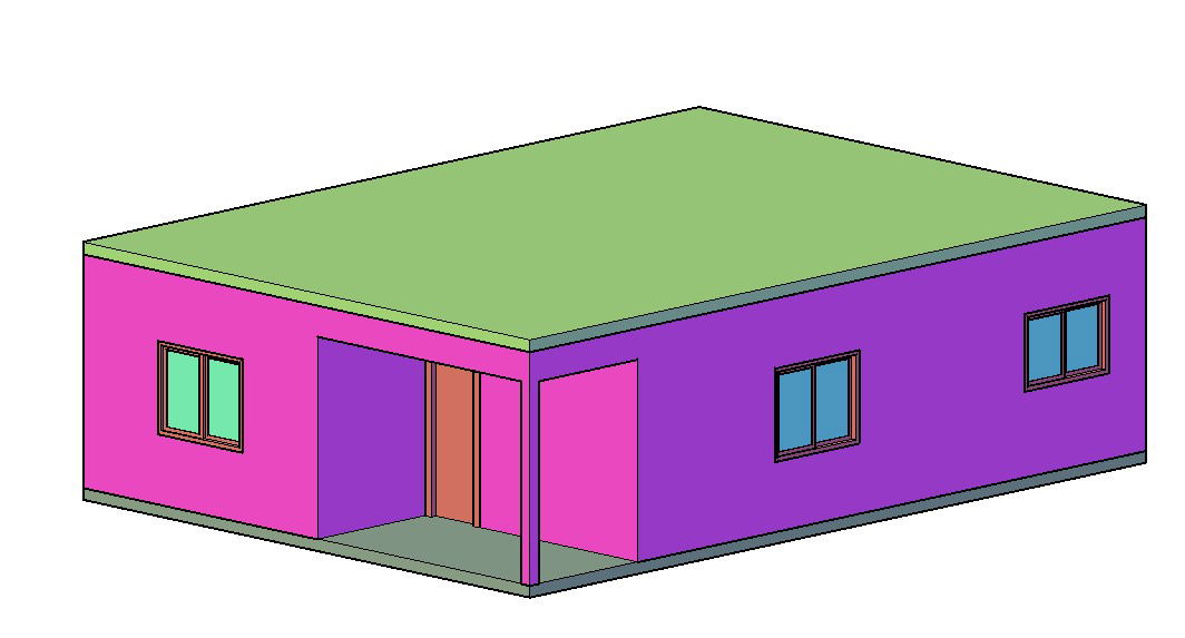 Visits Reveal AutoCAD 3D Drawing of Single Floor House Design File