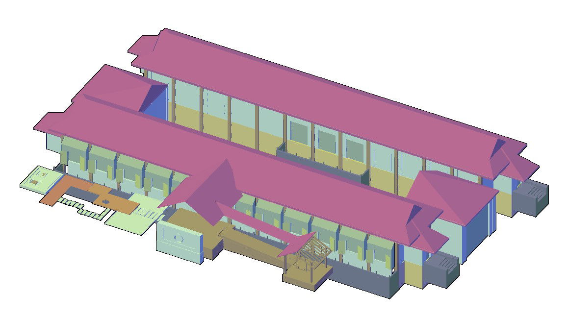 Detailed AutoCAD Drawings of 3D Building Designs and Plans