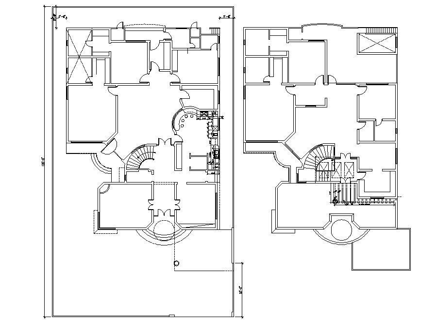 AutoCAD House Plan Drawings Free Download