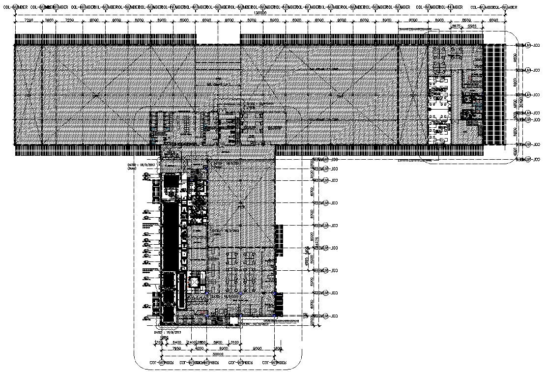 AutoCAD 2D DWG Drawing file shows the Details of the Apartment building top roof sectional diagram. Download the AutoCAD DWG file.