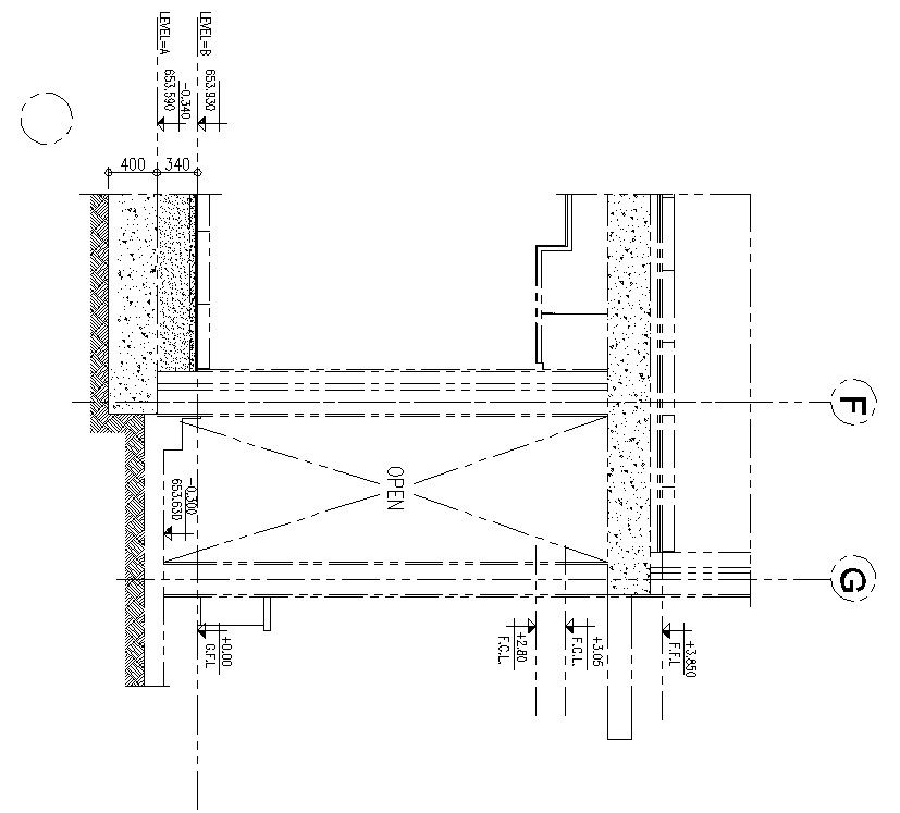 AutoCAD,2D Drawing file of the typical section details,Download the AutoCAD DWG file.
