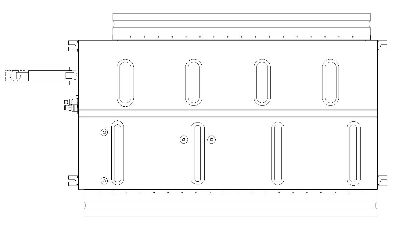AutoCAD 2D design of split system of the air conditioner, CAD file, dwg file