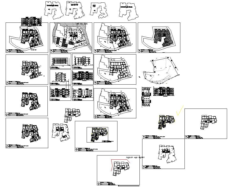 AutoCAD 2D drawing having the details of section and elevation of the building and furniture Blocks, Download the DWG file to get these blocks.