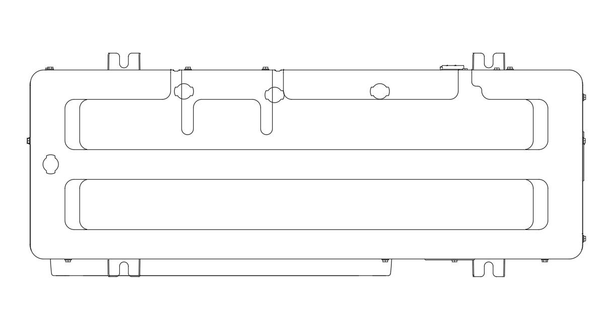 AutoCAD 2D drawing of air conditioner, CAD file, dwg file