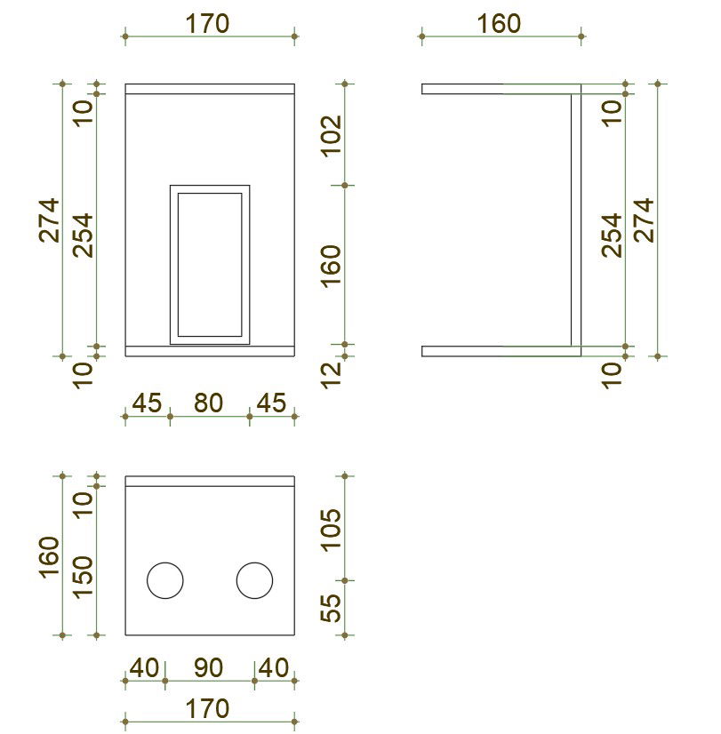 AutoCAD 2D drawing of different type of steel plate, dwg file, CAD file