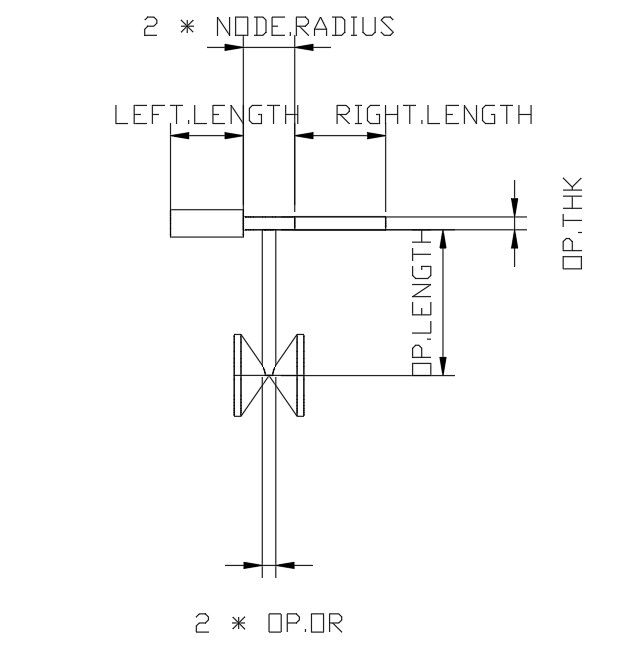 AutoCAD 2D drawing of mechanical component, CAD file, dwg file