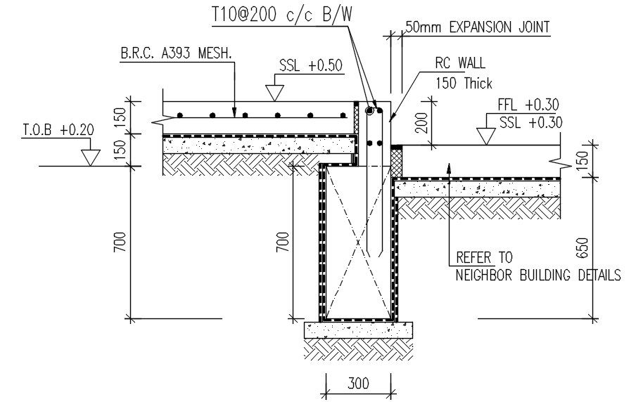 AutoCAD 2D drawing of structural detail, dwg file, CAD file
